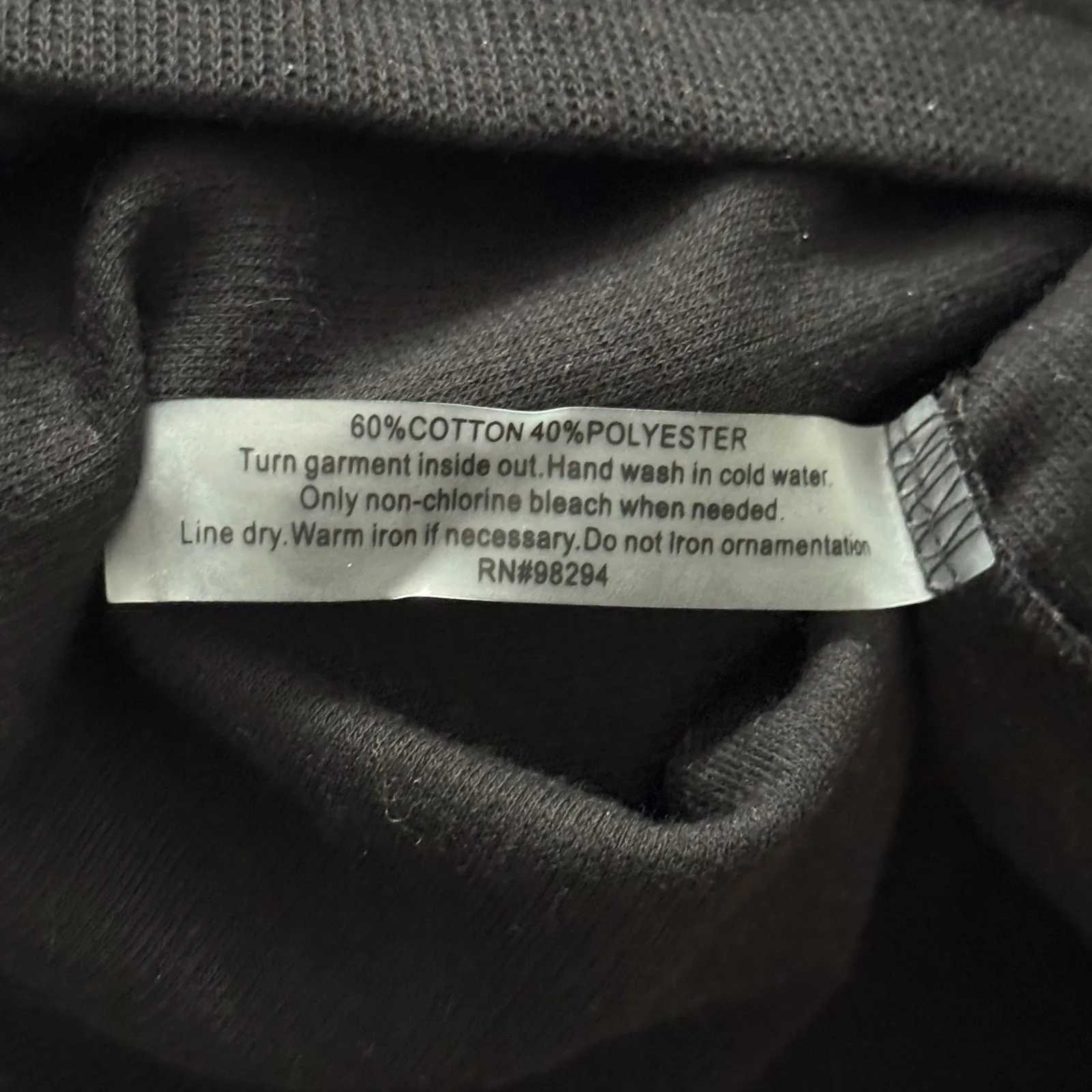 Onque Casuals Cardigan XL Christmas Cardigan Black Rhinestone Joy Peace Love VTG - Image 7