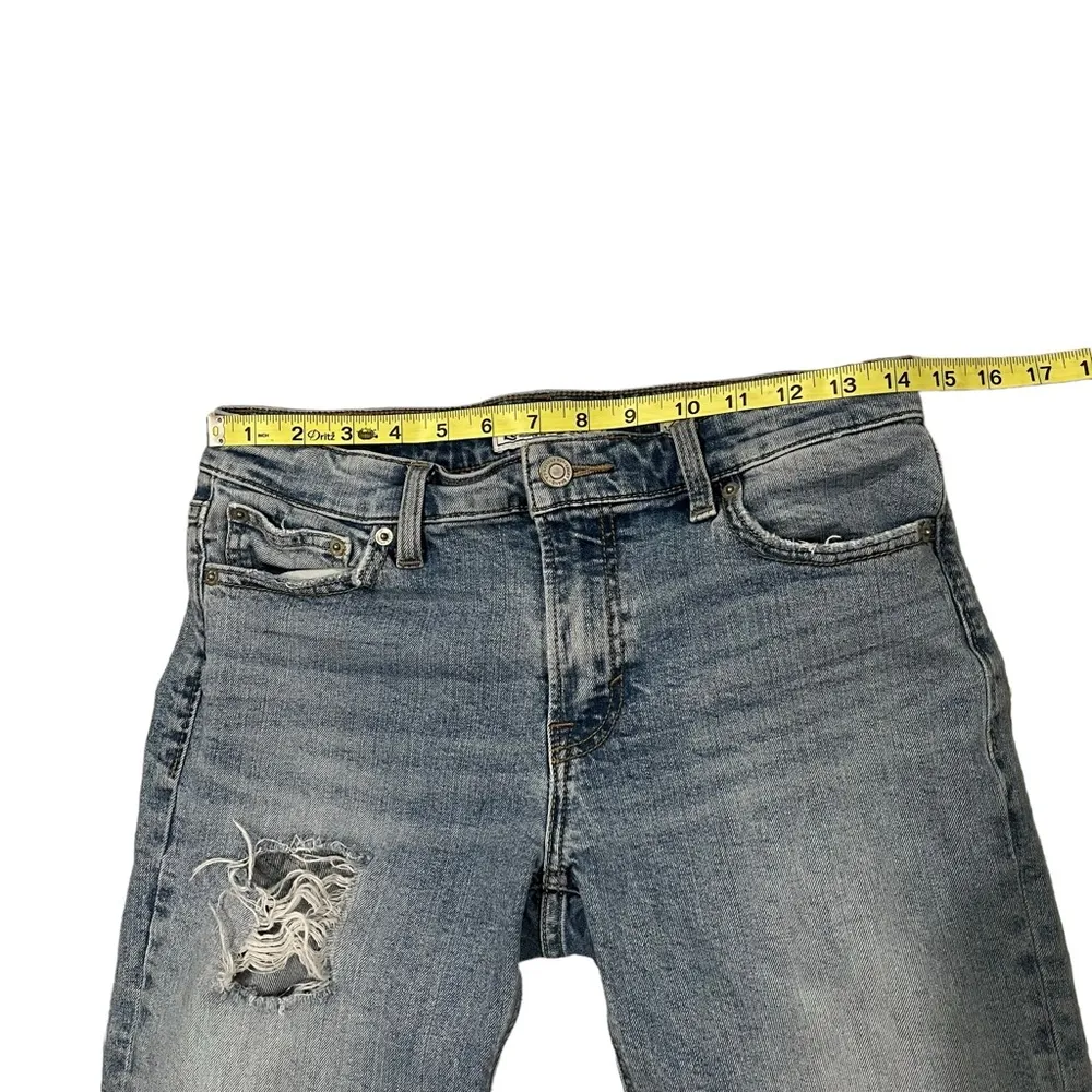 Lucky Brand Sienna Slim Boyfriend Distressed Jeans, Sz 2/26 - Image 10