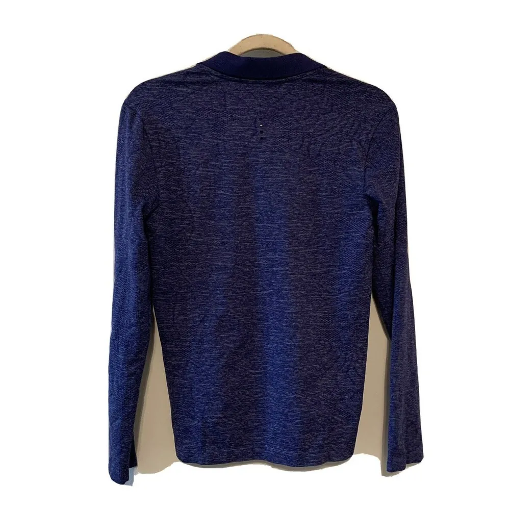 Adidas Womens Size Medium Blue Climacool Stretch Pullover Activewear Blouse - Image 3