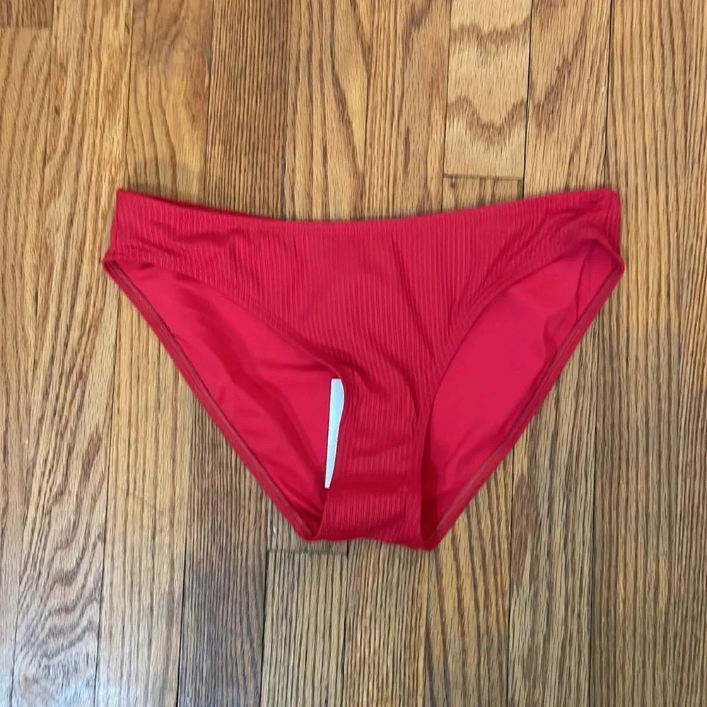 Andie x Mindy Bikini Set Maui Top‎ Rib Swimsuit Flame Red size small NWT/NWOT - Image 6