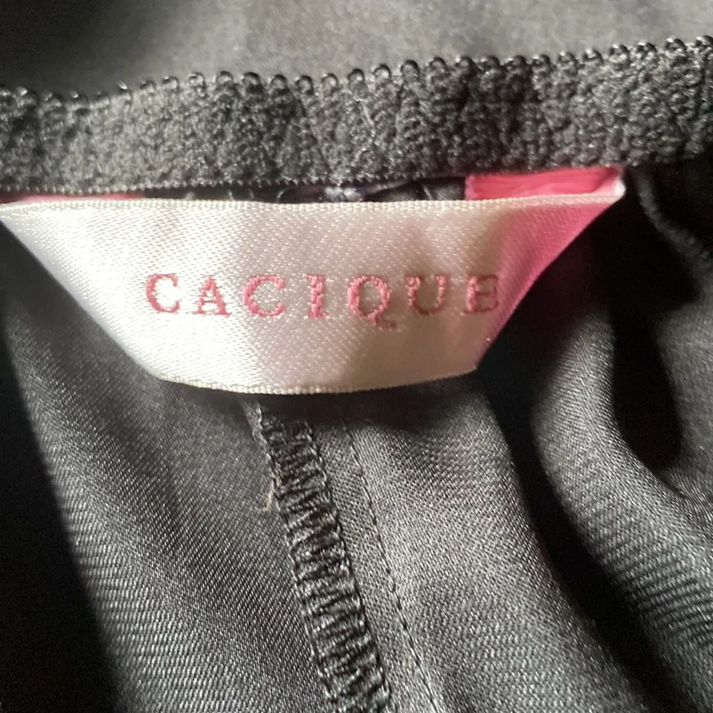 Cacique Black Sequins Bodice Short Sleep Chemise Dress 24 - Image 5