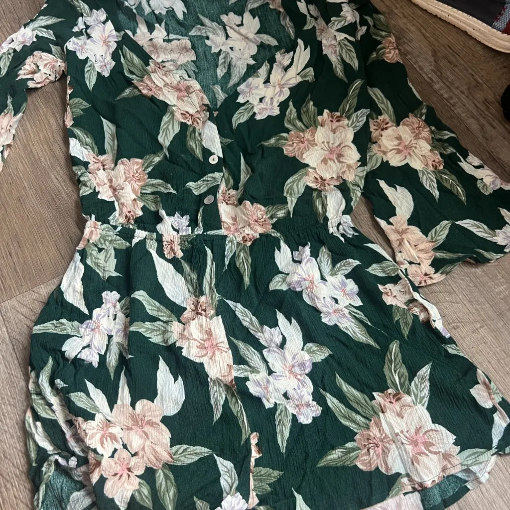 Show Me Your Mumu | Red Rocks Romper in Cloud size M - Image 11