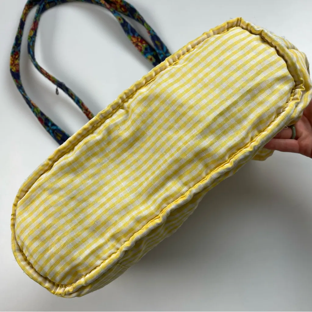 Floral Tote Bag Quilted‎ Women Shoulder Purse Momcore Zip - Image 7