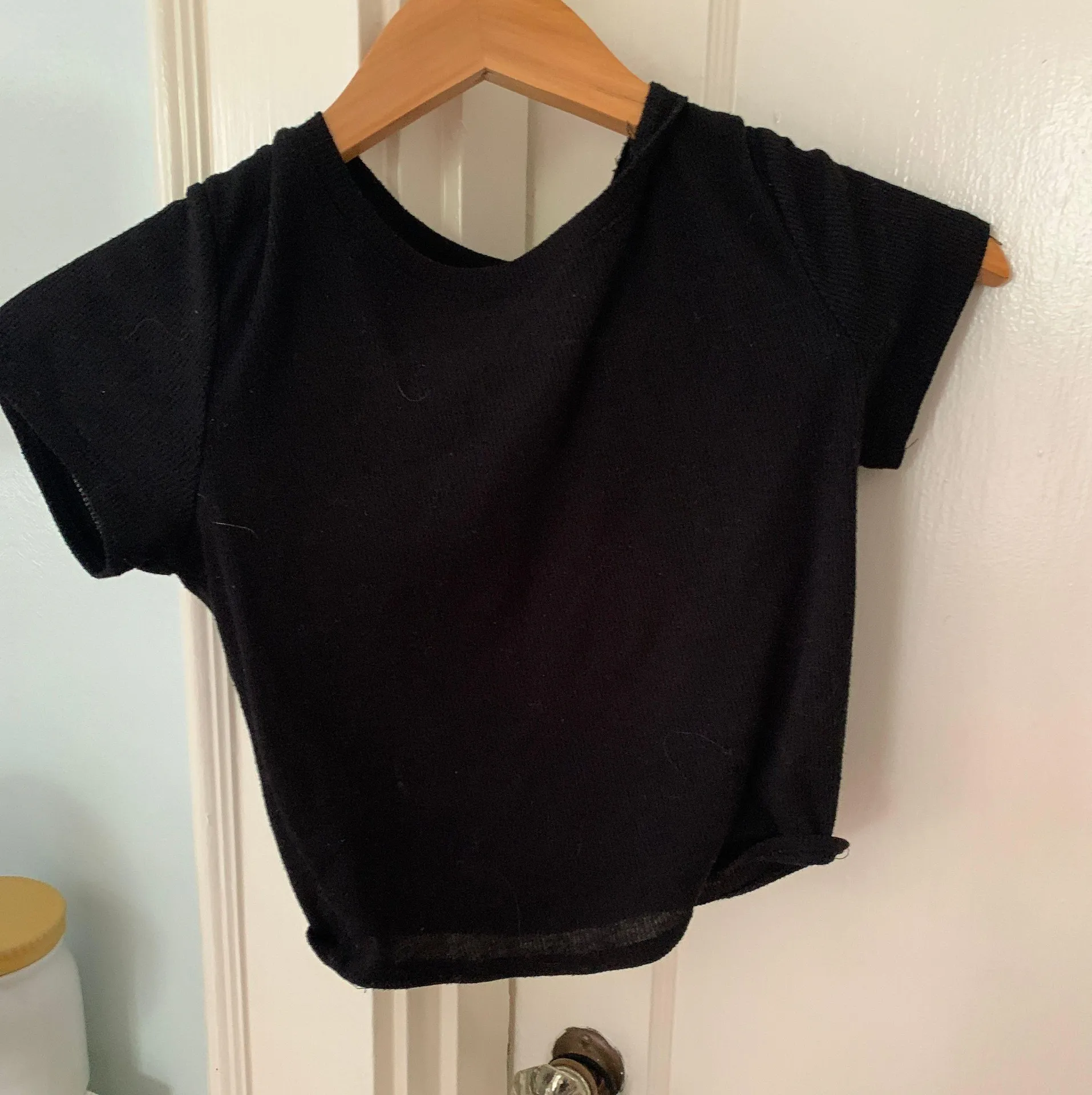 Black Crop Top - Image 2