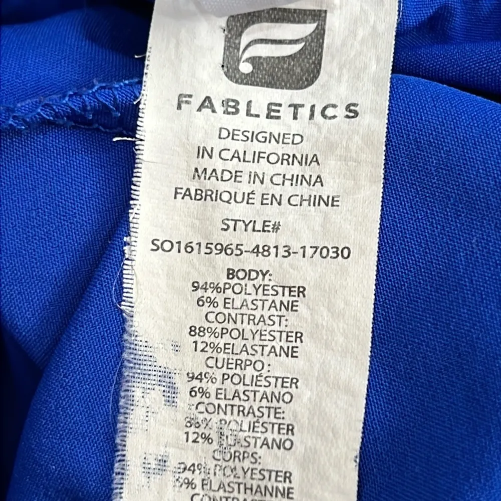 Fabletics Blue Tyson Shorts Size Small - Image 9