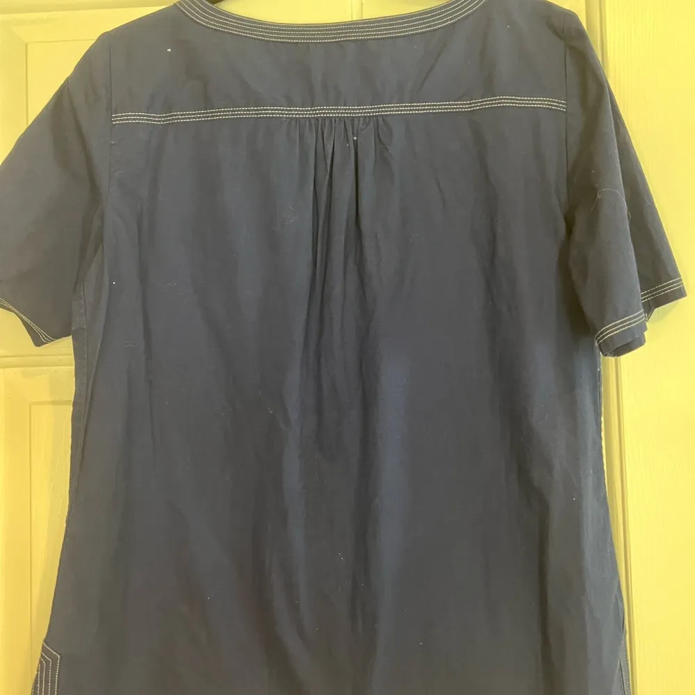 Talbots Navy Blue Women's Top - Image 4