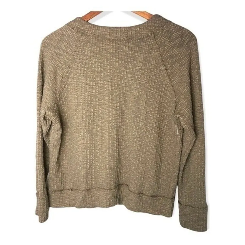 Two by Vince Camuto Long Sleeve Button Down Cardigan Brown Size M - Image 3