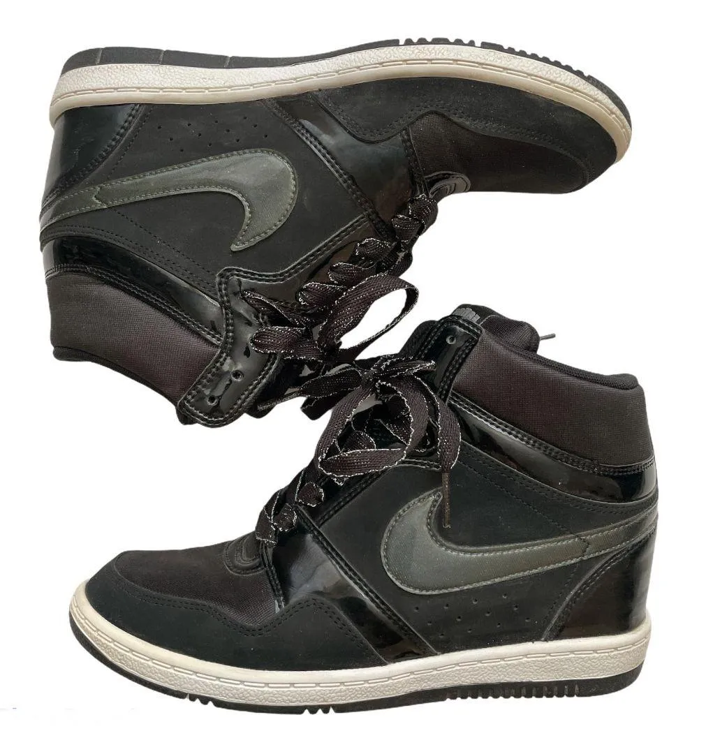 Dunk Force Sky Hi Black Wedge Sneaker - Image 3