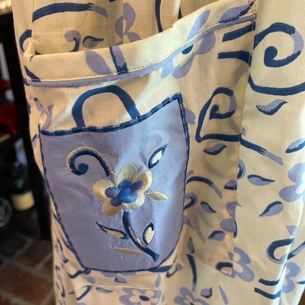 Coffee Time JC Penny NWT vintage/Y2K snap front robe house dress with pocket.​ Yellow Size 2X - Image 3