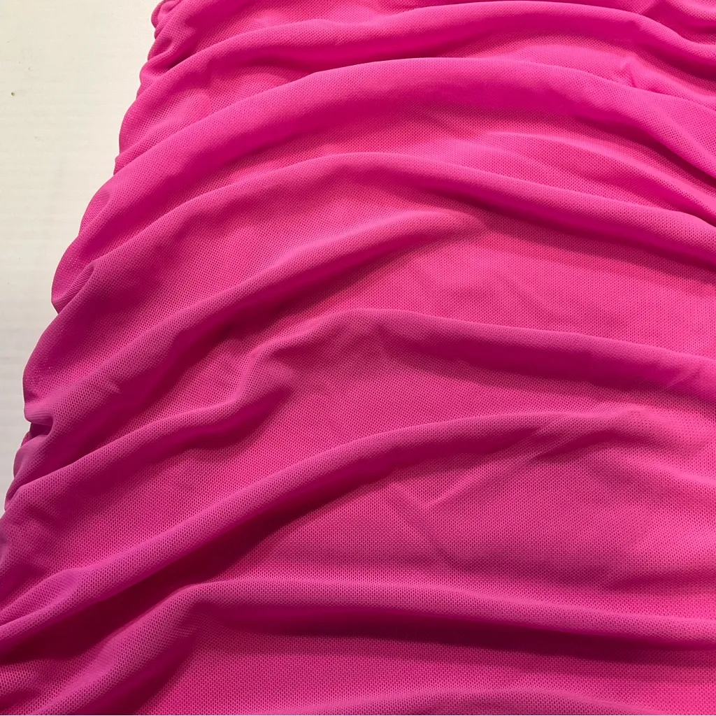 Princess Polly Holloway Wishes Mini Dress Pink Mesh Sz 2 Barbie Party Vegas - Image 8