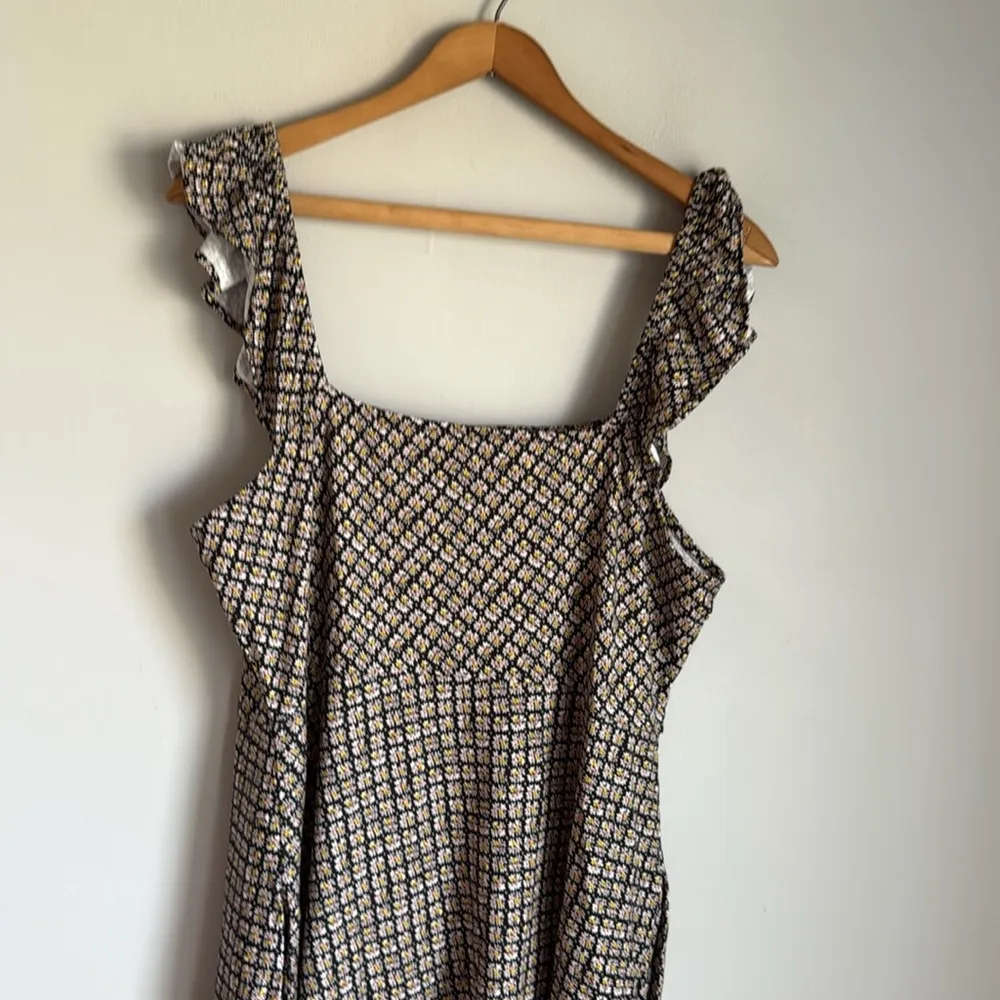 BODEN Cotton Blend Sundress In Black Bloom Bud 12 - Image 8