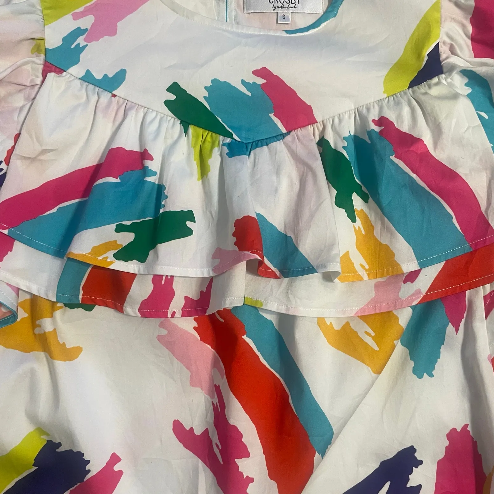 CROSBY BY MOLLIE BURCH Marian Top In South Beach Sz Small - Image 14