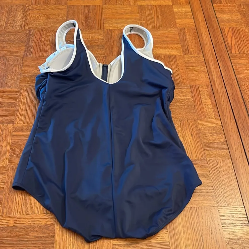 SELIMIRA ZIP FRONT ONE PIECE SWIMSUIT Size 14 - Image 6