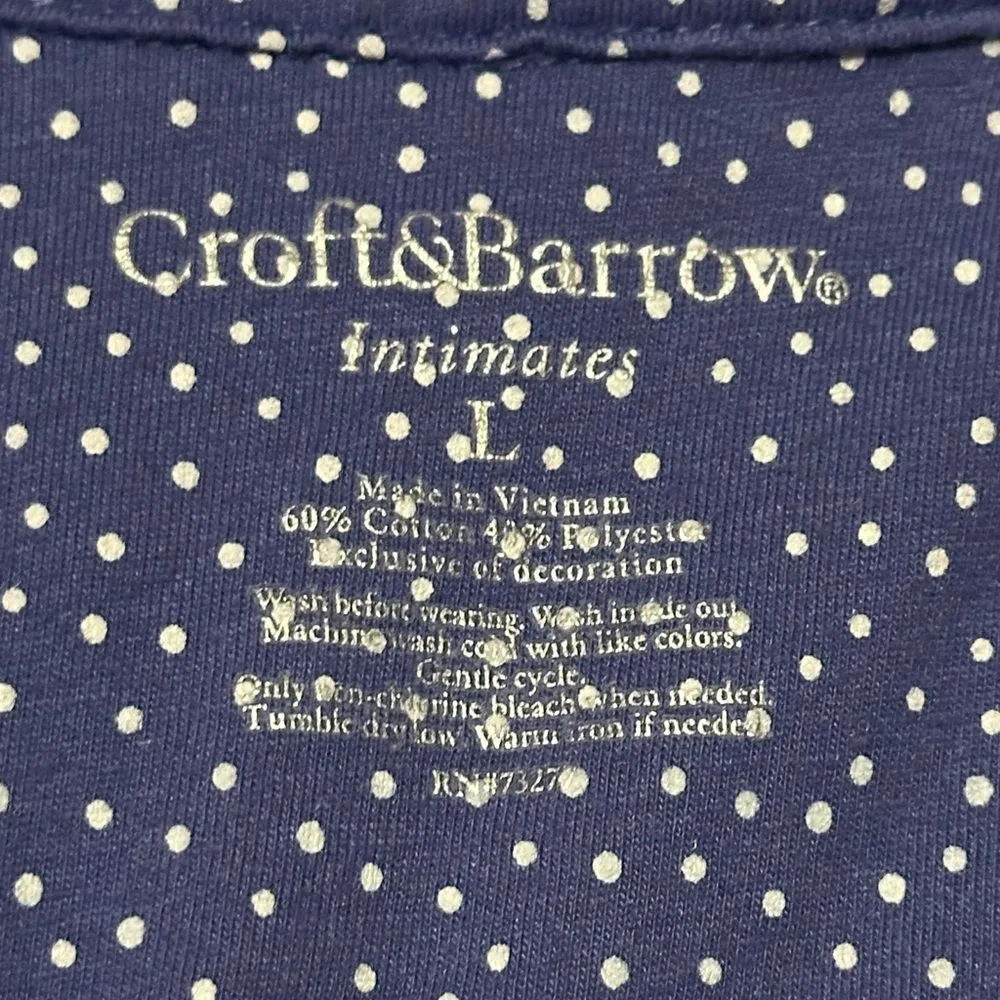 Croft & Barrow intimates sleep top large - Image 3