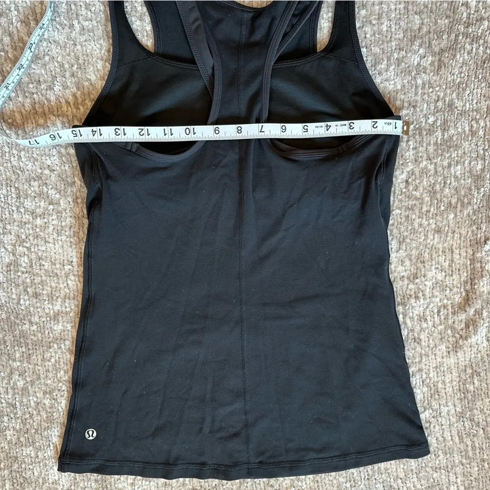 Lululemon Double Strap Layered Built-in Bra Racerback Tank Top - Image 7