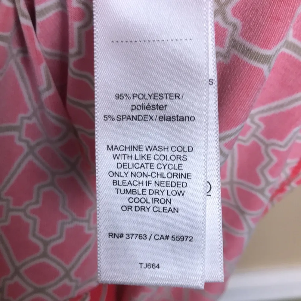 Laundry by Shelli Segal Women’s Geometric Pattern Ruched Button-Up Shirt Dress - Image 10