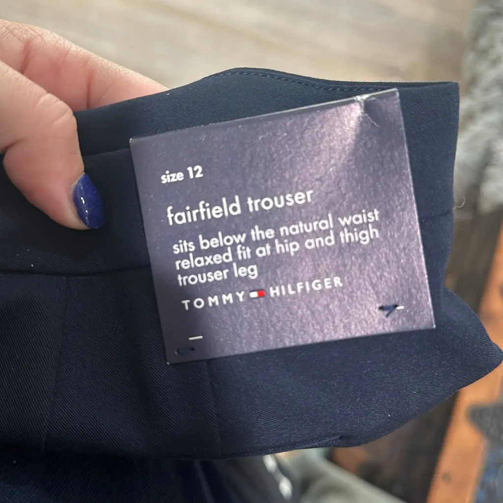 NWT Tommy Hilfiger Fairfield trouser. Sits below the natural waist. Relaxed fit - Image 4