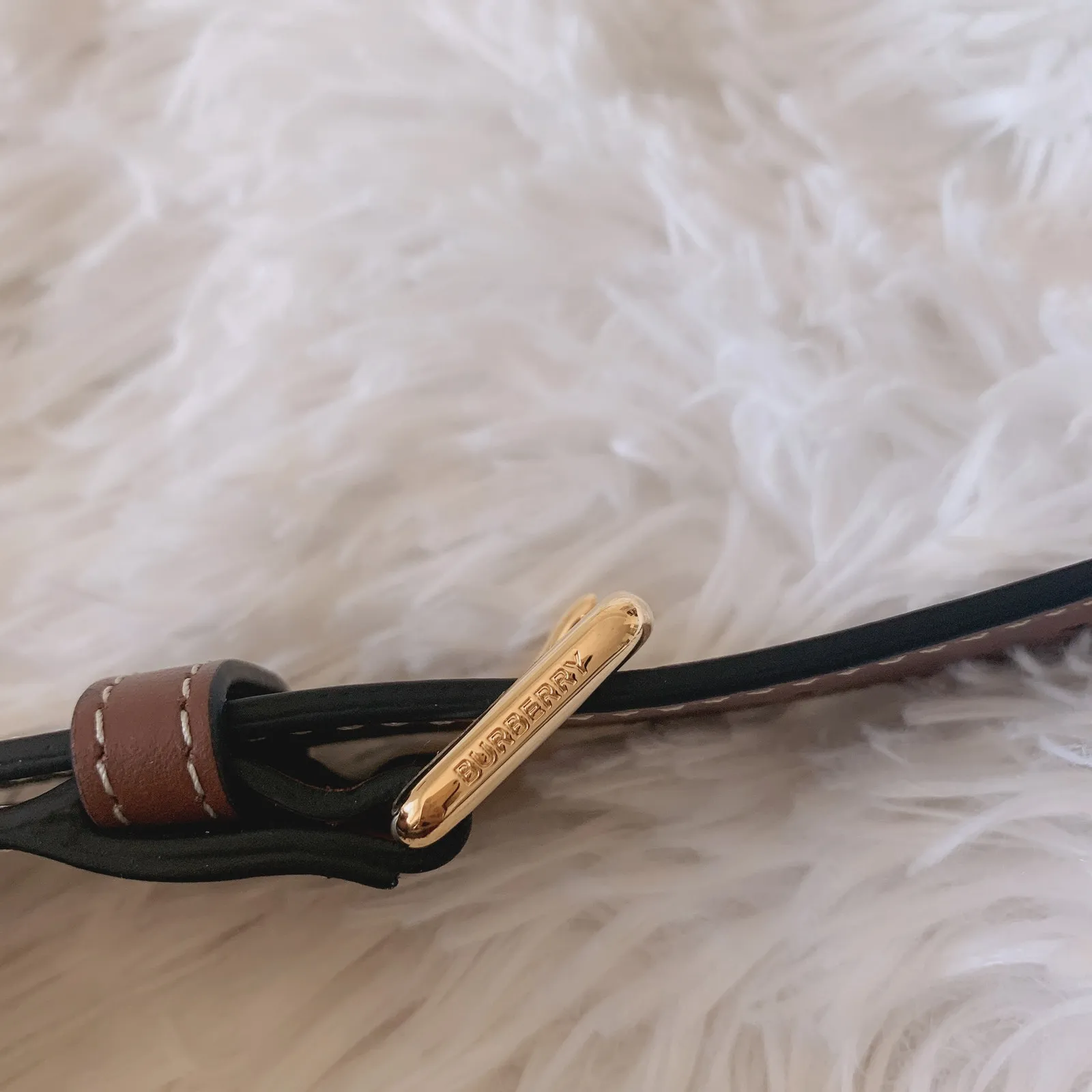 Burberry Medium Pocket Bag - Black/Tan - Image 15