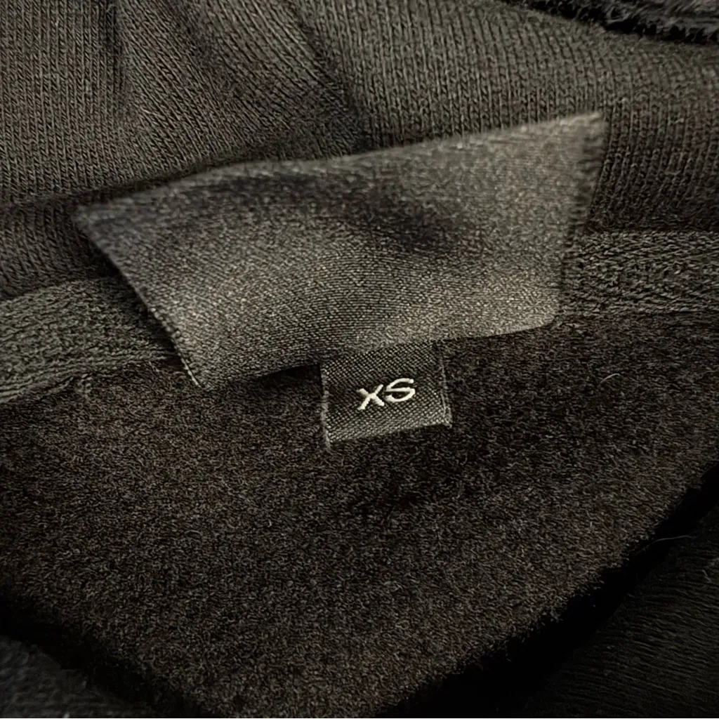 Rave After Rave Rainbow Energy Cropped Hoodie in Black XS - Image 7