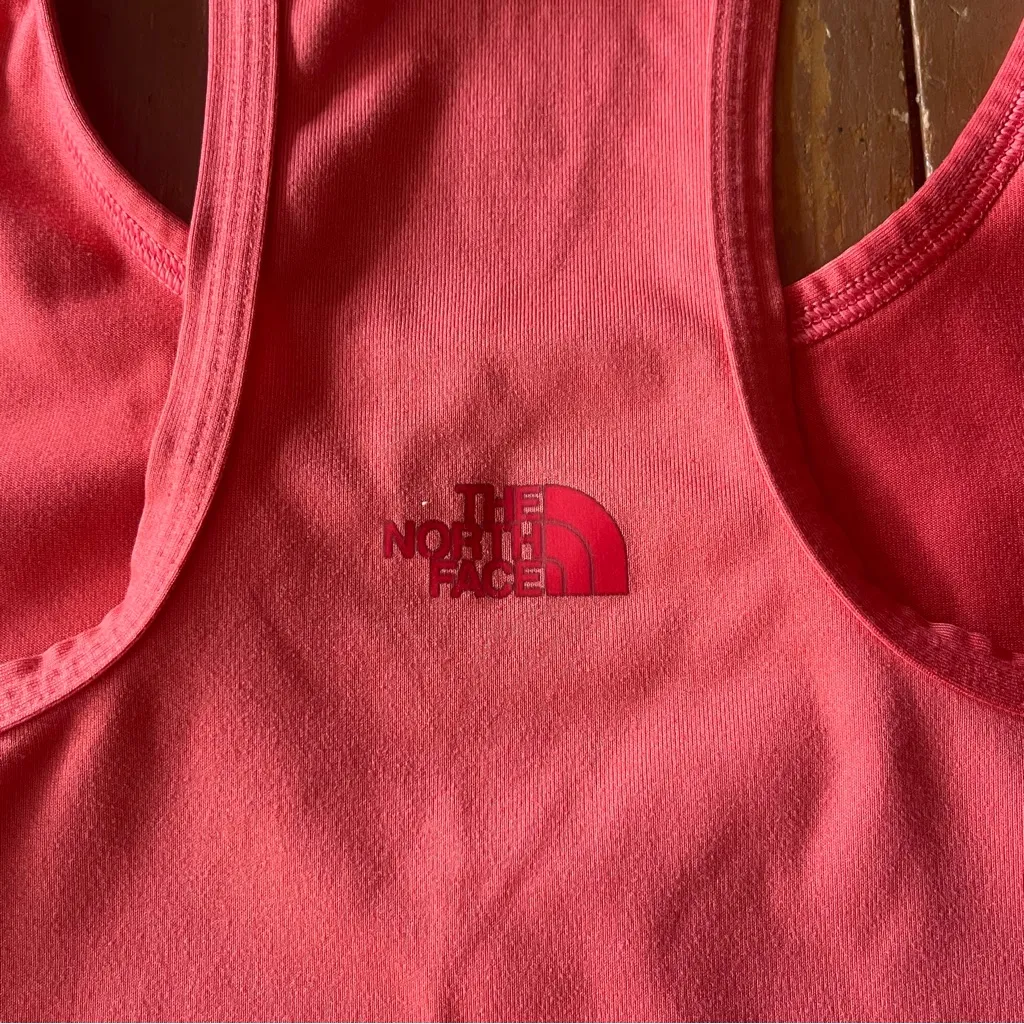 TNF Orange Scoop Neck Sleeveless Tank Top - Image 6