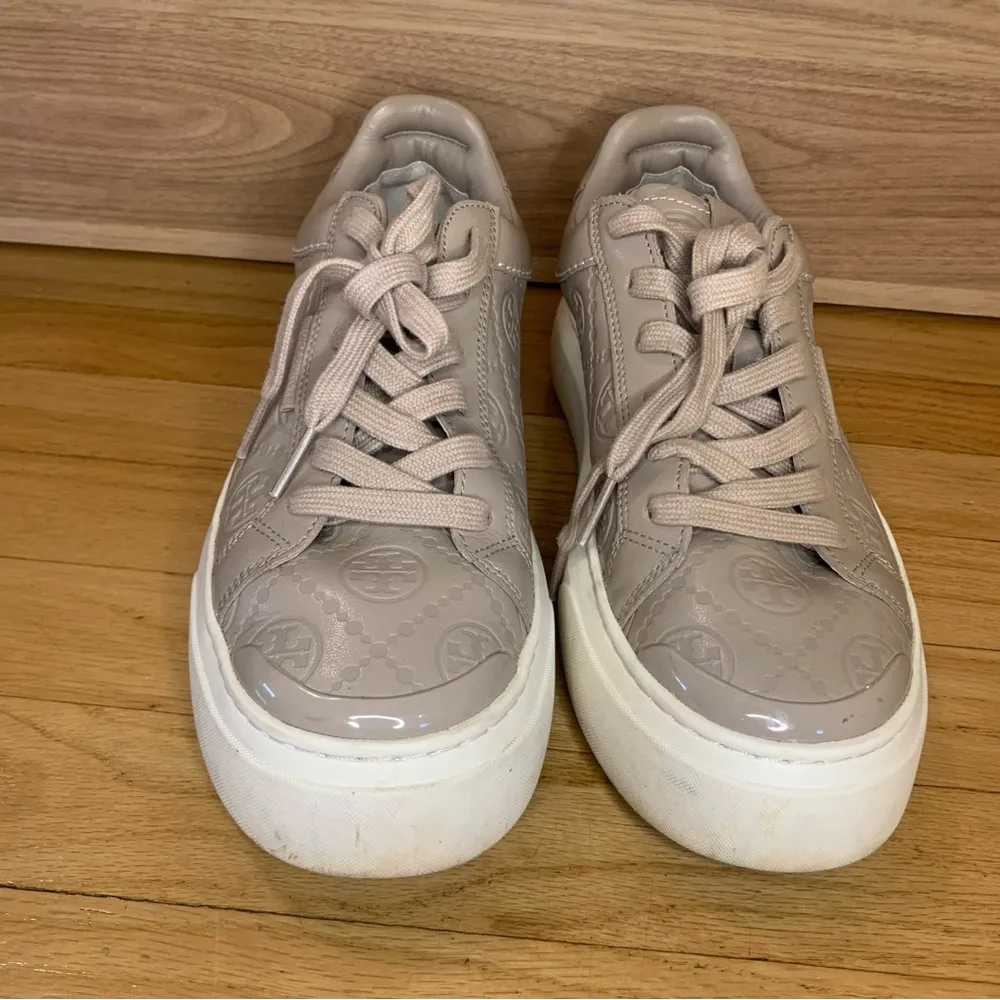 Tory Burch T Monogram Ladybug Sneaker (Fresh Clay) - Size 9 - Image 3