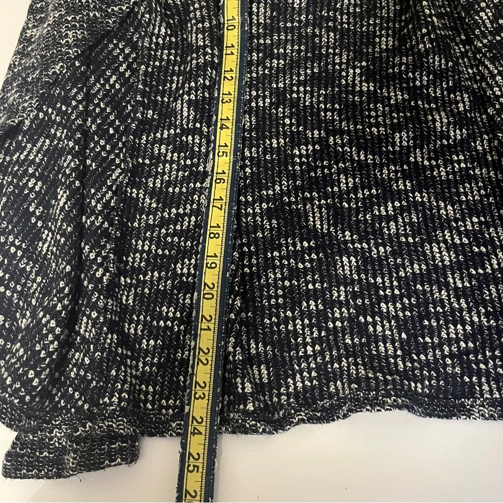 BB Dakota Navy and White Cardigan - Image 6