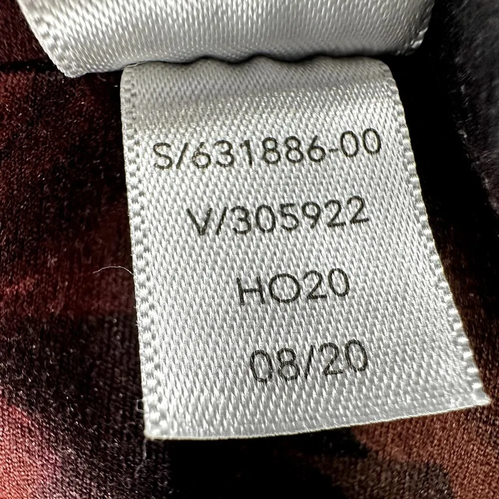 Athleta Elation Printed Tight Leggings Floral High Waisted Ankle Black Red Small - Image 5