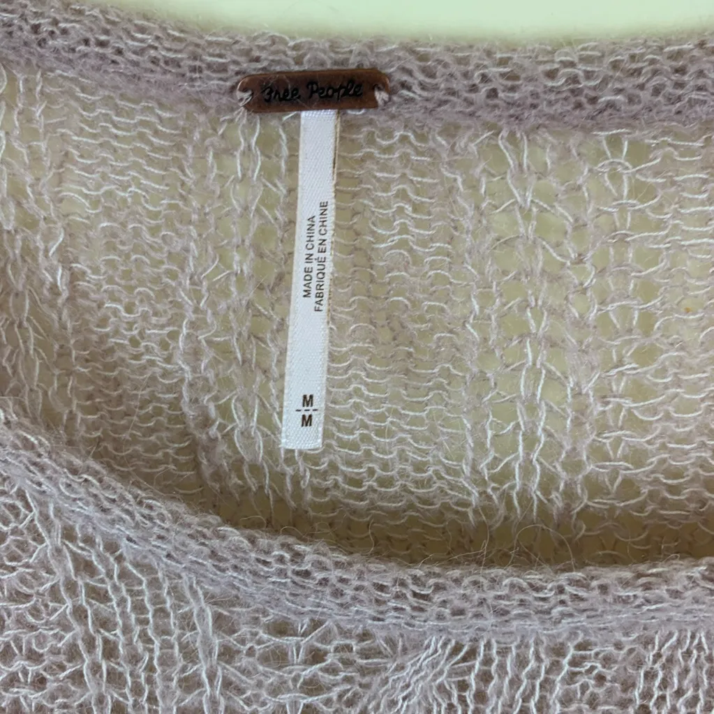 Free People Angel Pointelle Knit Sweater - Image 4