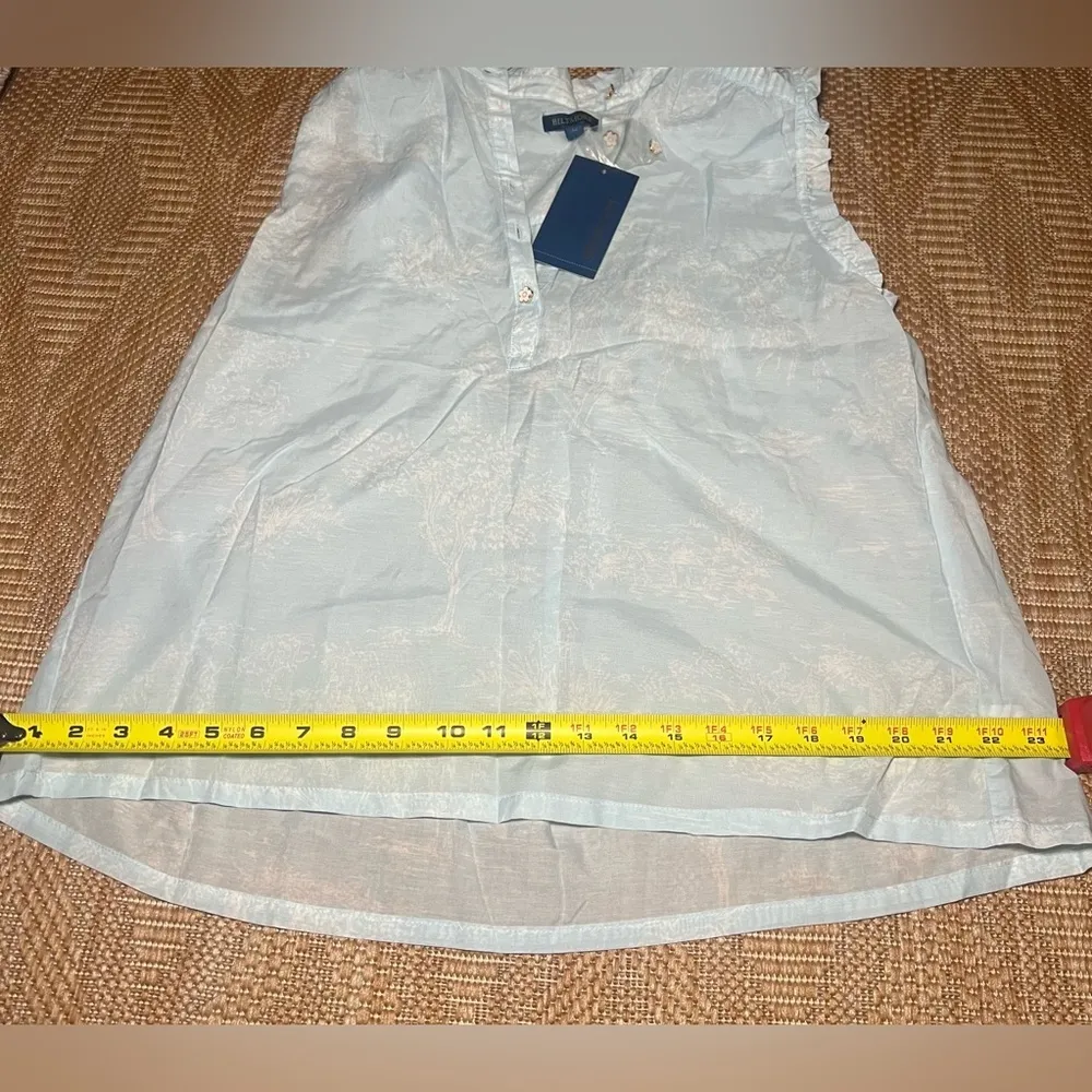 Biltmore Women's Sleeveless Ruffle Tank Top,Light Blue,Size M,Brand New, NWT Blue Size M - Image 5