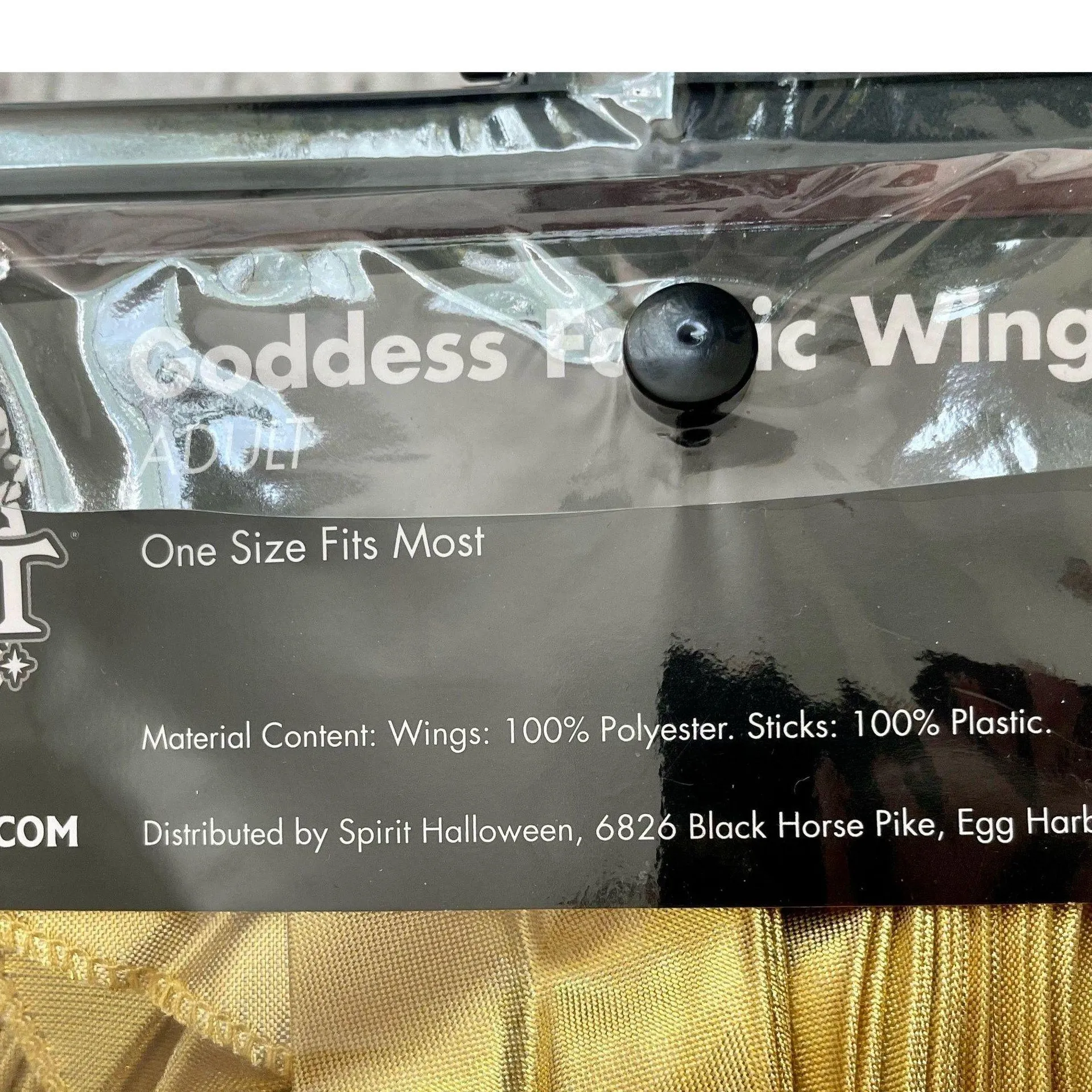 Spirit Halloween Gold Goddess Wings - Image 6