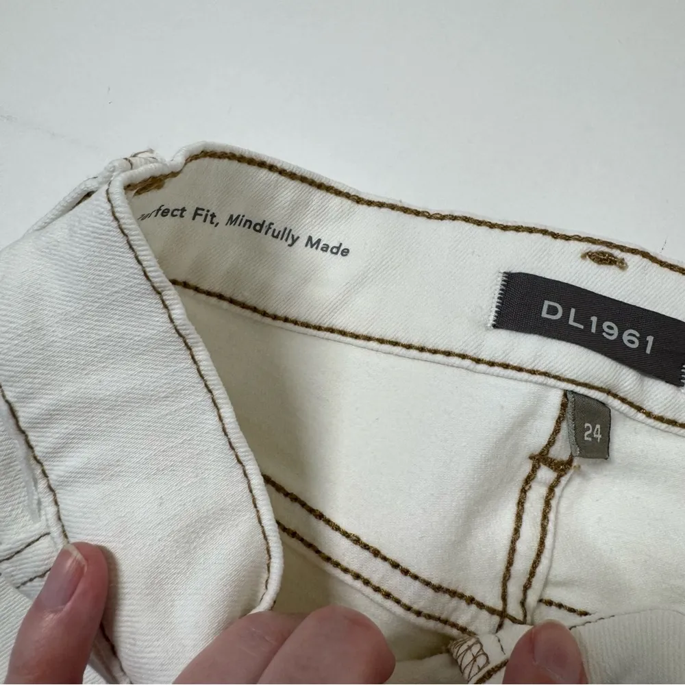 DL 1961 Bridget Instasculpt High-Rise Crop Boot Jeans Size 24 - Image 7