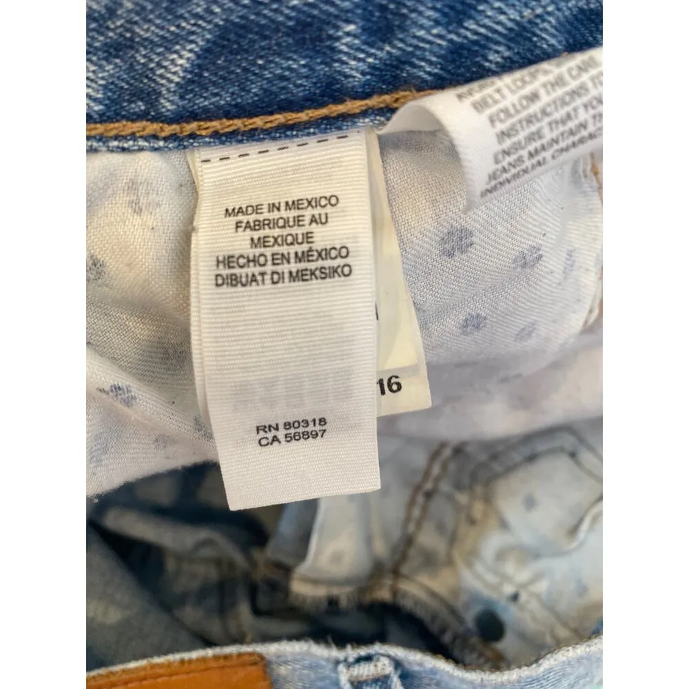 Lucky Brand Sienna Slim Boyfriend Ankle Denim Jeans EUC Sz 10/30 Destroyed Women - Image 9