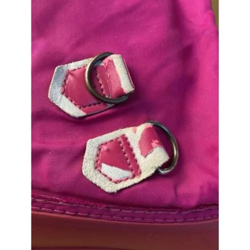 SOREL Pink Rubber Canvas‎ Pull On Mid Insulated Boots Outdoor Women's Shoes 5 - Image 8