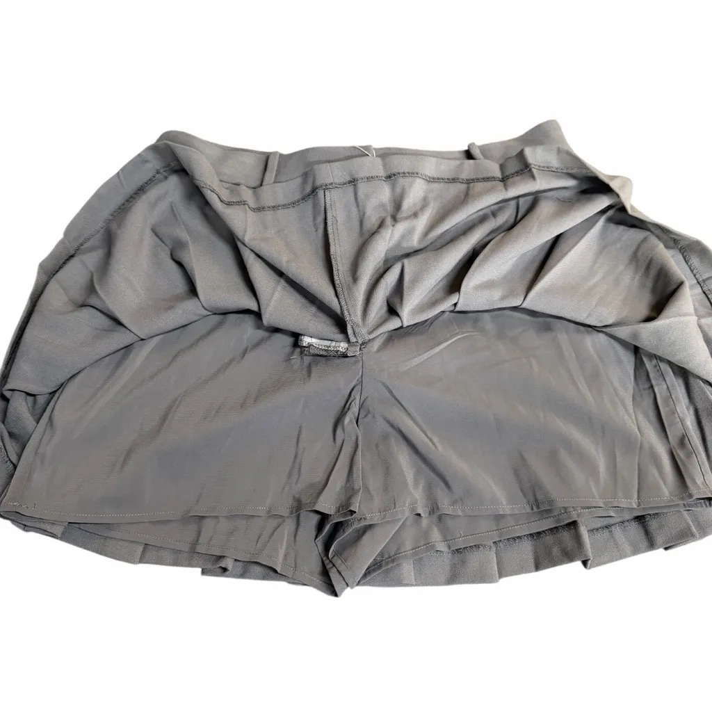 NEW Edit Jason Wu Gray Pleated Women's Skort Size Large - Image 6