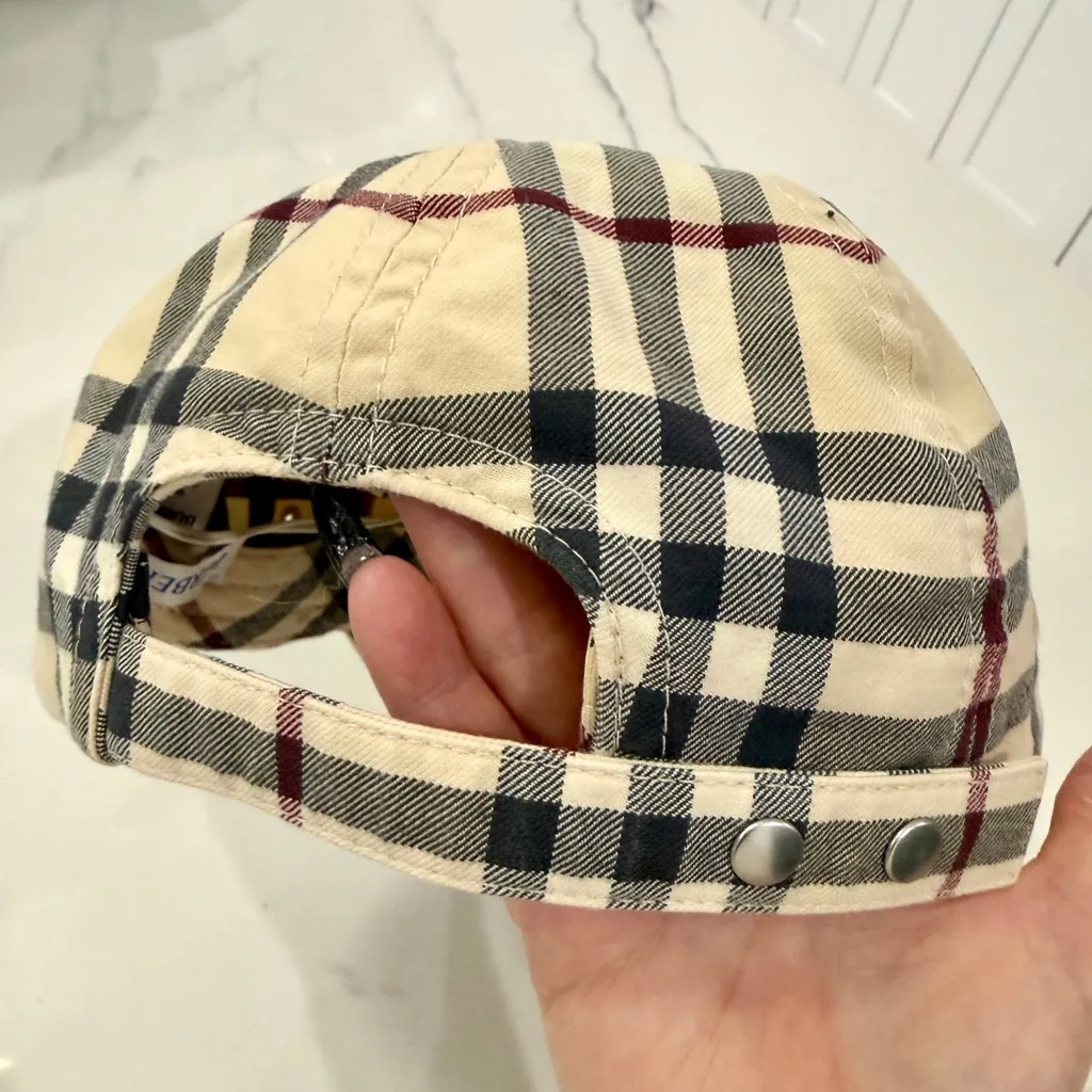 Burberry Archive Check Baseball Hat - Image 2