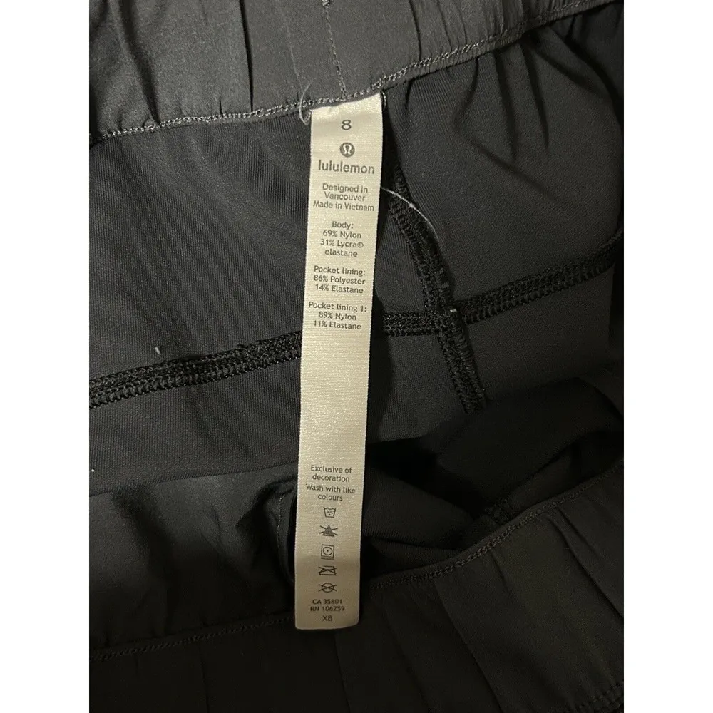 Lululemon On The Fly Pant *28” - Incognito Camo Multi Grey / Coal / Size 8 - Image 4