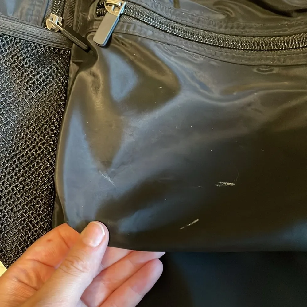 Victoria’s Secret Victoria Sport Black and Red Backpack - Image 2