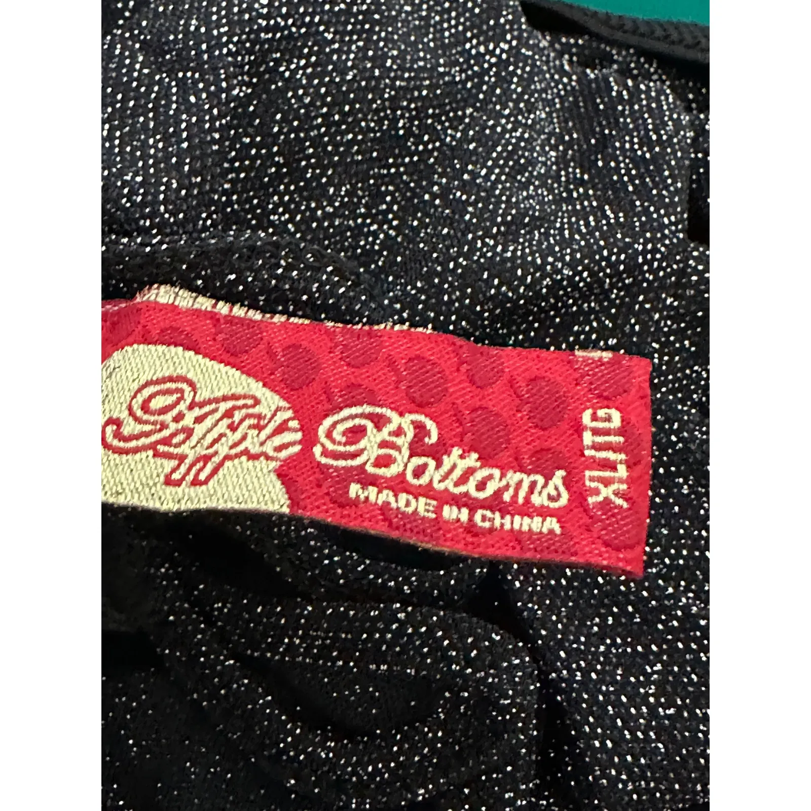 Apple Bottoms Python Crush Jet Black Shimmer Dress Women's Size XL - Image 6