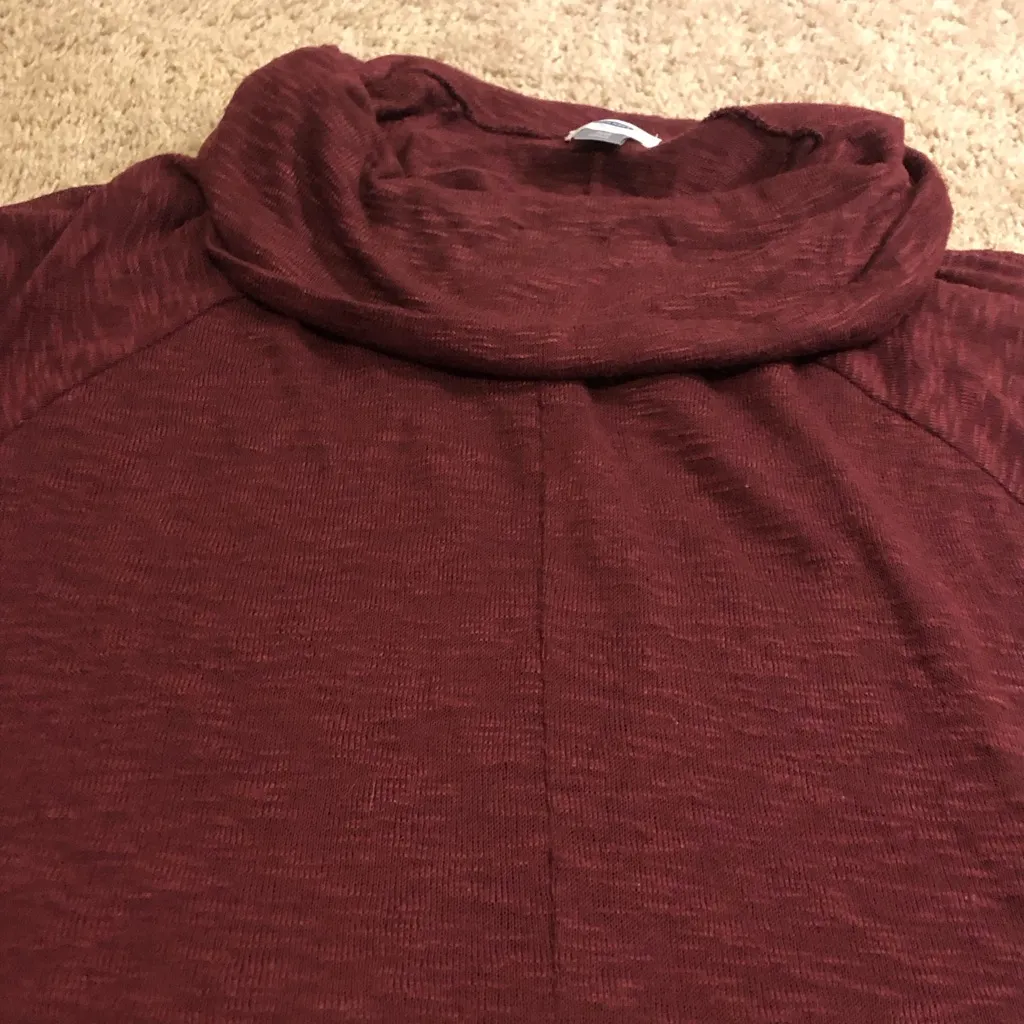 Women's Burgundy Sweater - Image 2