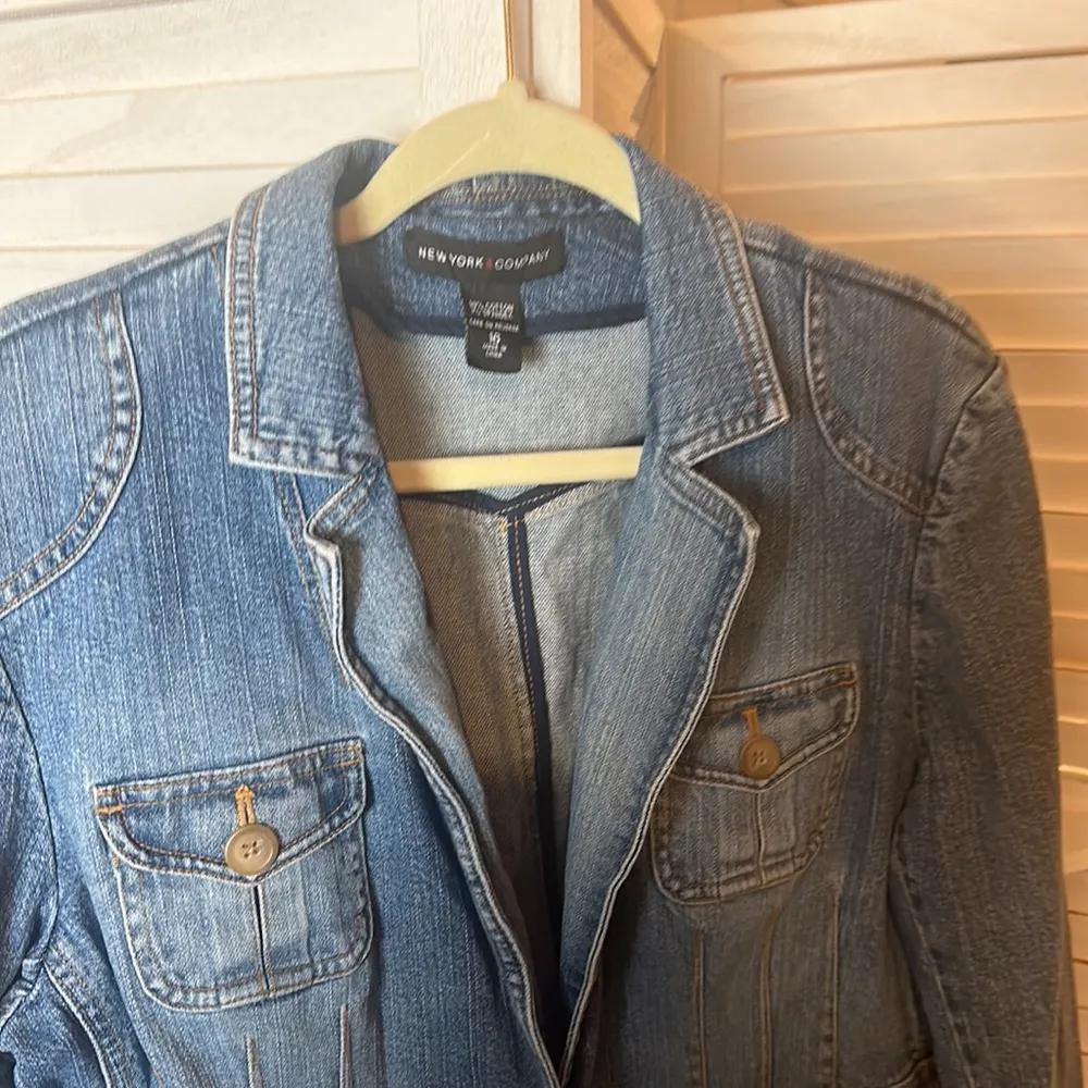 New York and Company Jean Jacket - Image 3