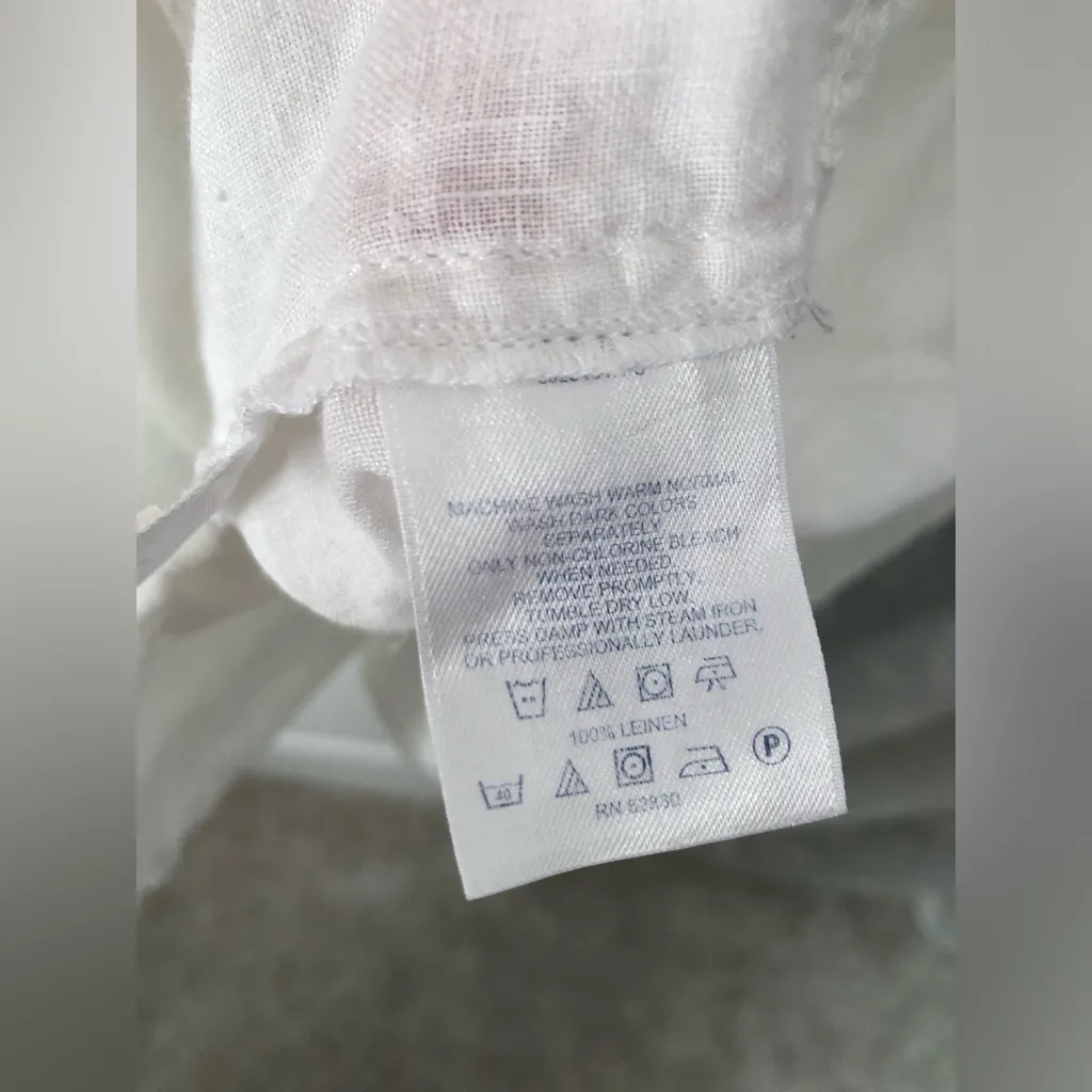 Lands’ end 100% linen Cover - Image 6