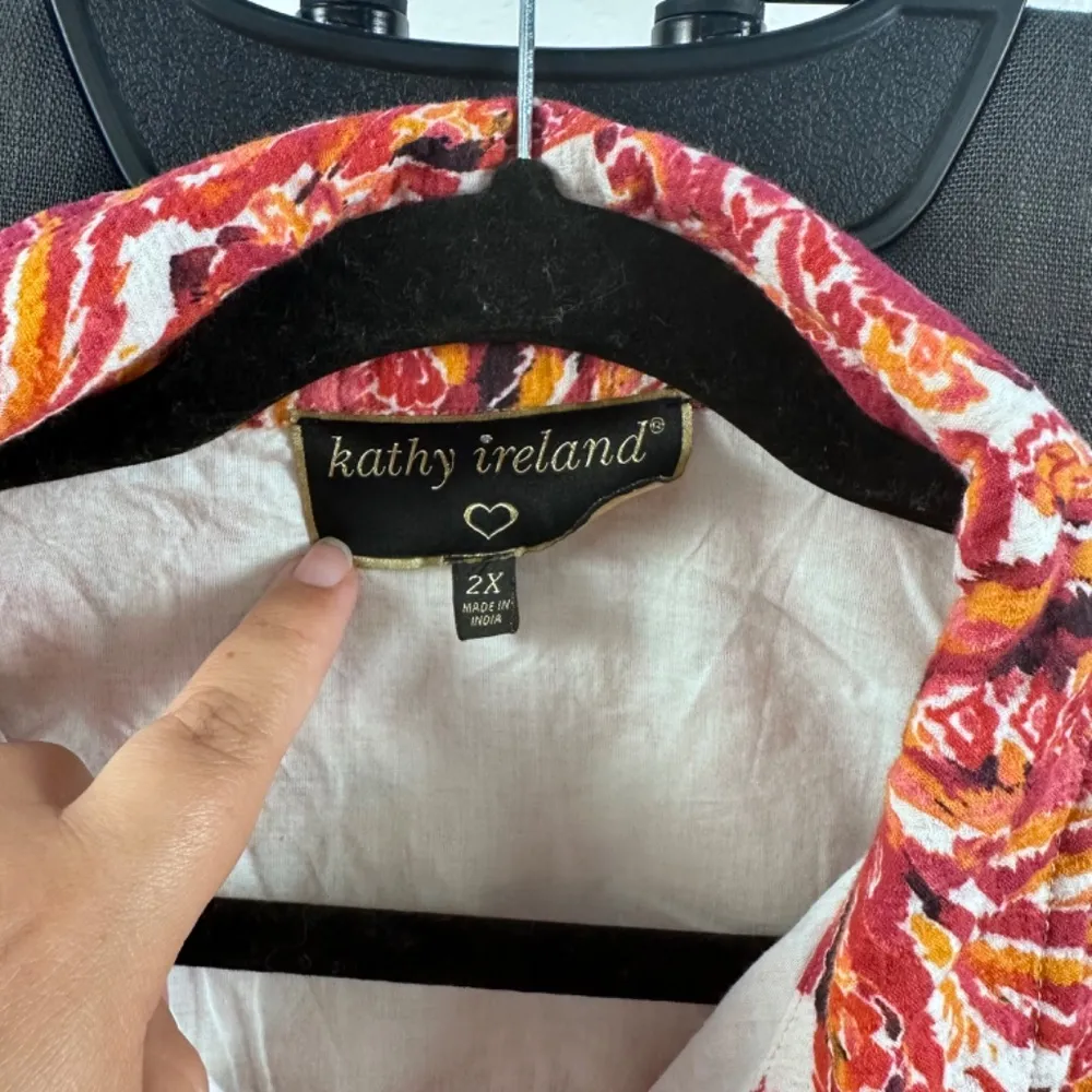 kathy ireland Fashion 360 Paradise Pleasure Paisley-Print Crop Jacket - Image 5