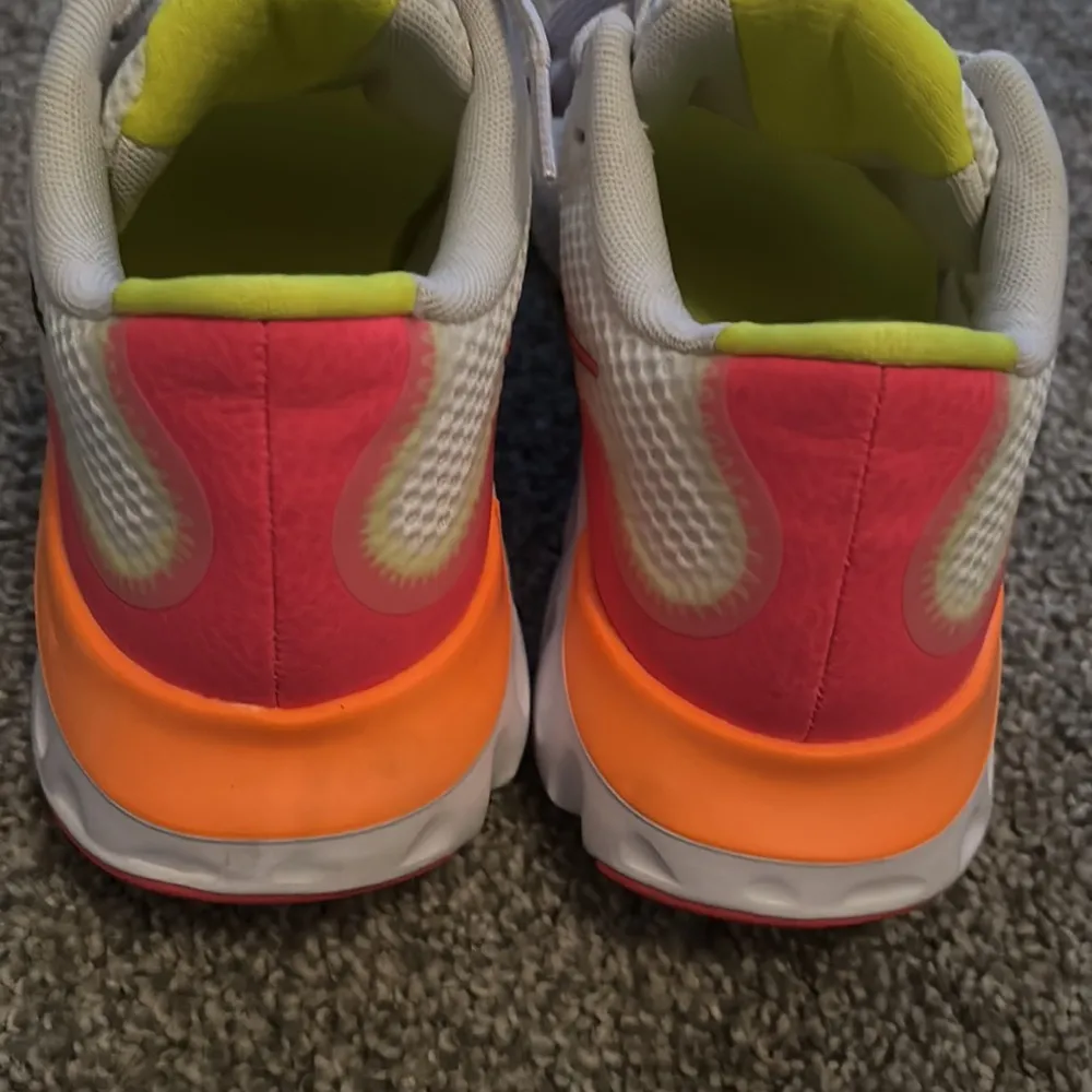 Nike Renew Running Shoes Neon Orange & Pink 6.5 - Image 6