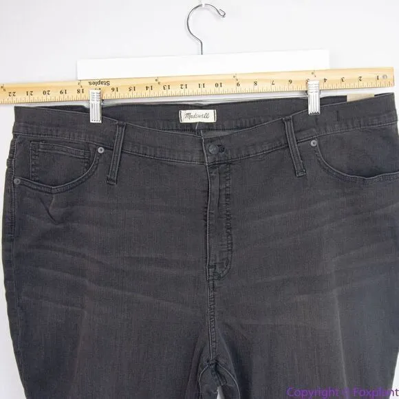 NEW Madewell‎ petite High-Rise Skinny Jeans in Black Sea, 37P - Image 7