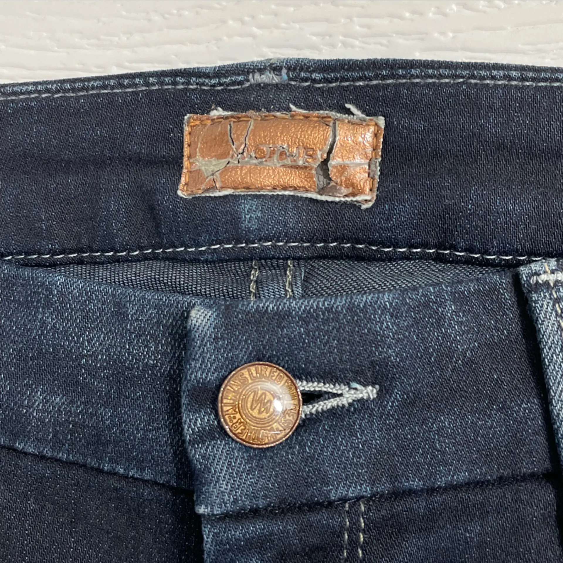 Mother The Looker Crop Jean in Coffee Tea or Me Dark Wash‎ Size 27 Denim Blue - Image 7