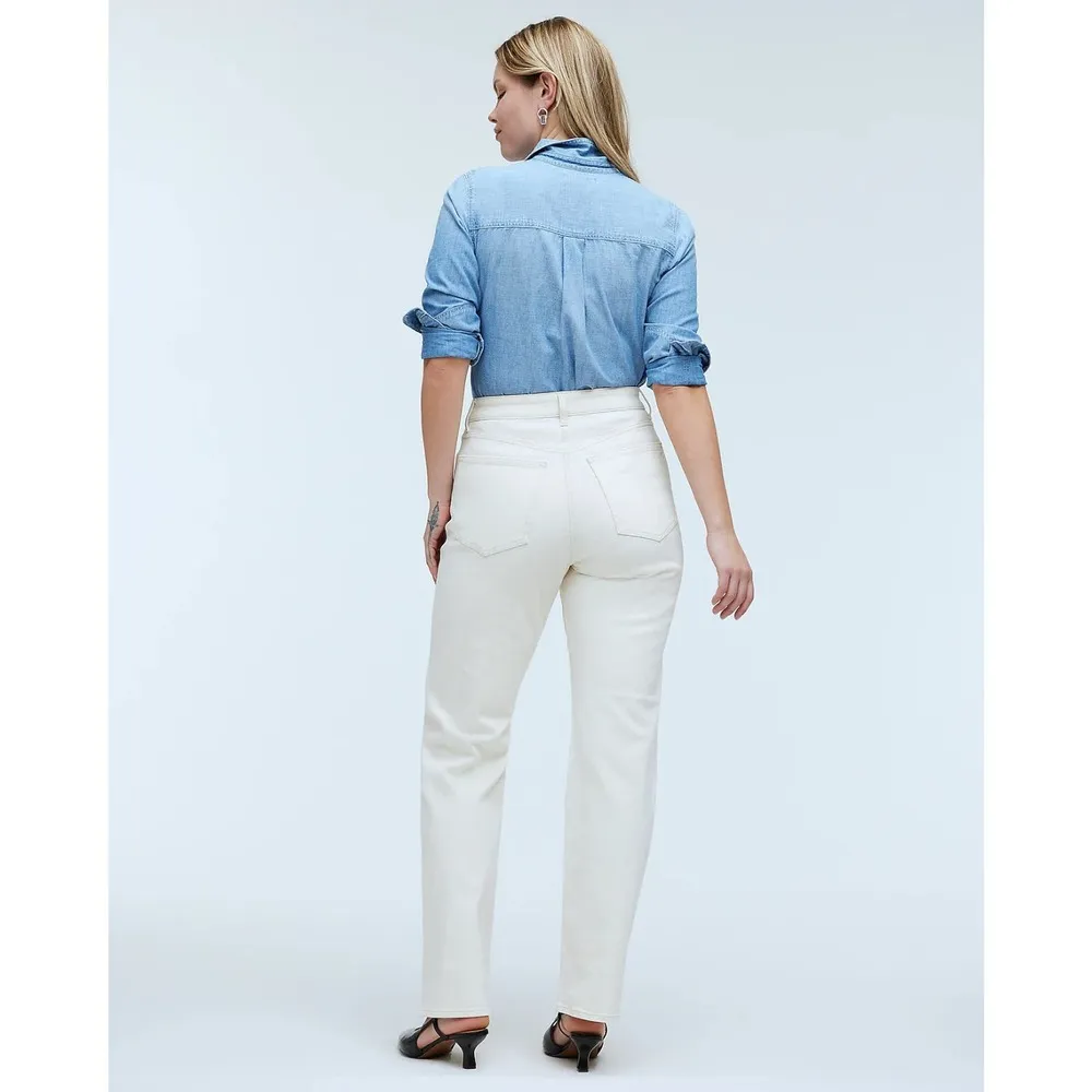 NWT Madewell The Curvy '90s Straight Jean In Vintage Canvas Size 25 - Image 3