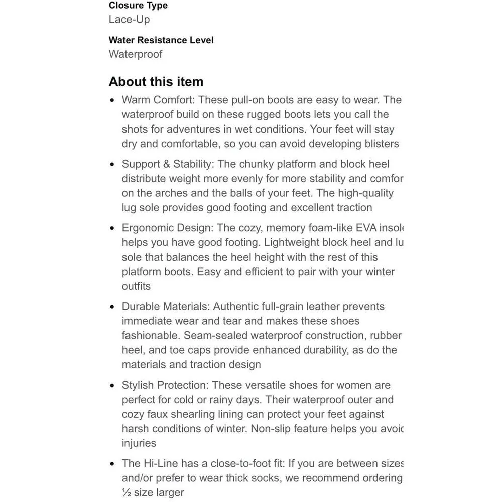 NWT Sorel Hi Line Lace Up Waterproof Platform Boots Suede Leather Women 8.5 $185 - Image 8