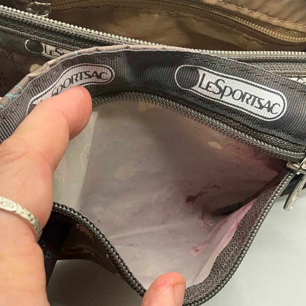 Vintage LeSportsac Made In The USA Shoulder Rare Discontinued Print Purse Bag - Image 7