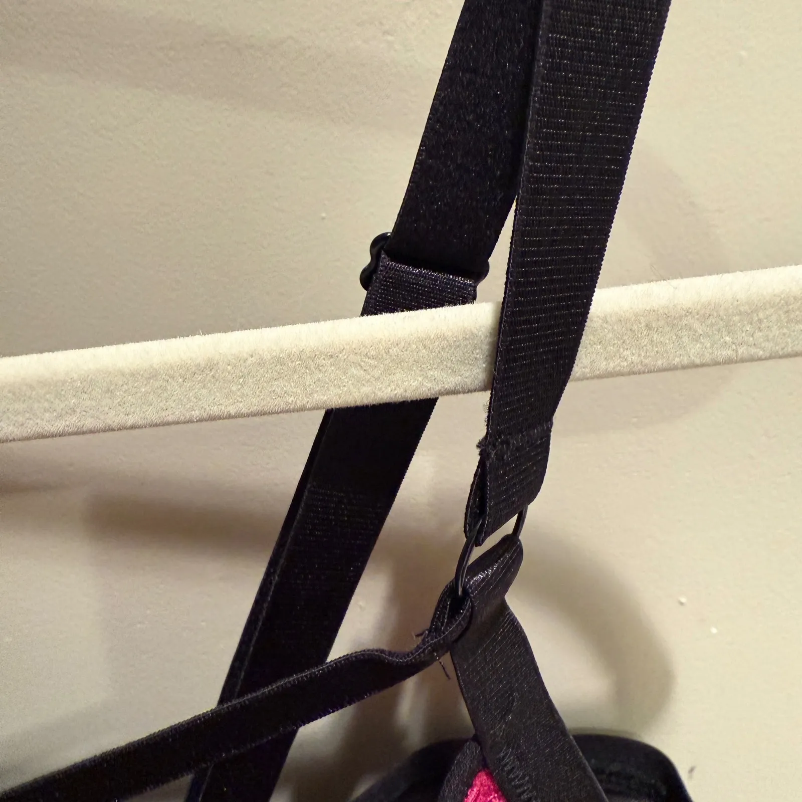 Torrid Curve Babydoll Lingerie Chemise Pink Black Lace Strappy Adjustable Size 1 - Image 2