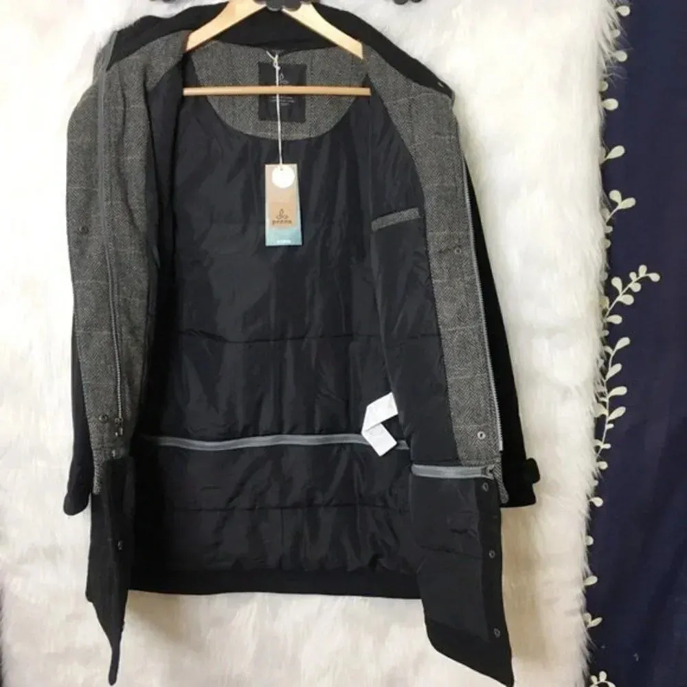 prAna  Insulated Wool Blend‎ Caprise Gravel Jacket - Image 5